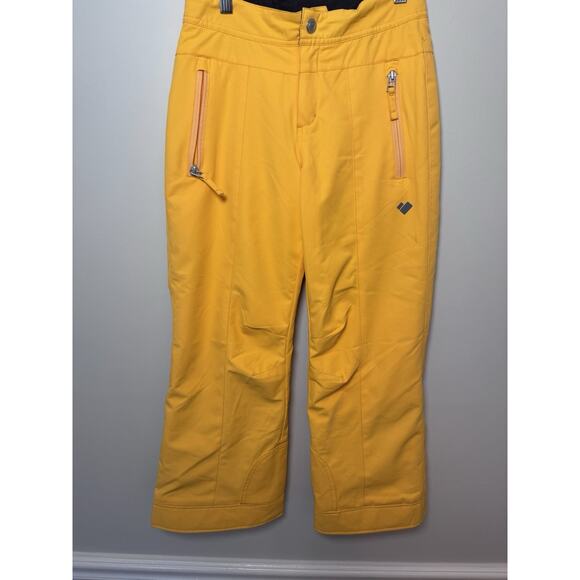 Obermeyer Brooke Pant - Girls Ski Snow Pants Size S (8) In Mango Yellow - Picture 13 of 16